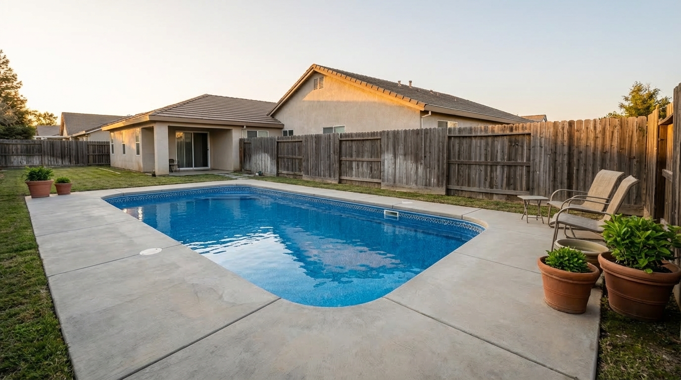 Clean Pool Condition (Bottom)
